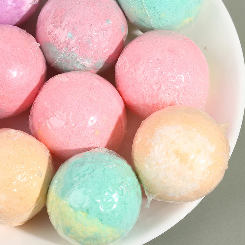 12pcs Natural Mini Handmade Bath Bombs Set – Moisturizing Foot Spa Bombs with Essential Oils for Dry Skin | Relaxing Scent Organic Bath Gift | Bath & Body Works