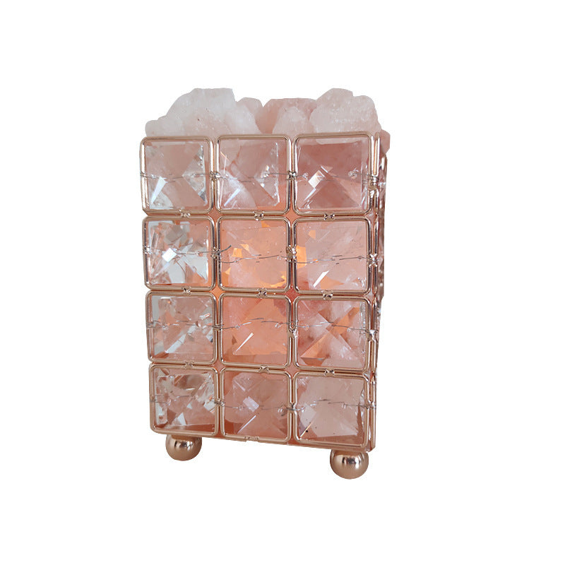 Himalayan Crystal Salt Lamp – Natural Air Purifier & Home Décor