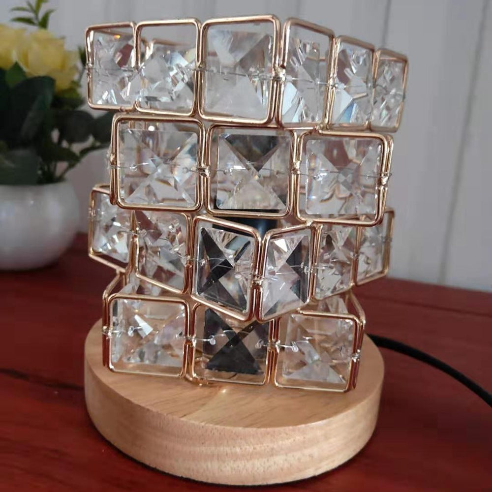 Himalayan Crystal Salt Lamp – Natural Air Purifier & Home Décor