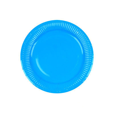 Colored Paper Plates Handmade Eco-friendly Paper Plates Paper Cups