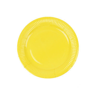 Colored Paper Plates Handmade Eco-friendly Paper Plates Paper Cups