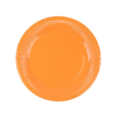 Colored Paper Plates Handmade Eco-friendly Paper Plates Paper Cups