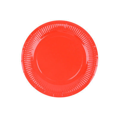 Colored Paper Plates Handmade Eco-friendly Paper Plates Paper Cups