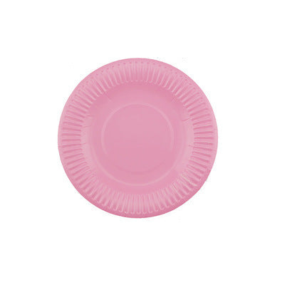 Colored Paper Plates Handmade Eco-friendly Paper Plates Paper Cups