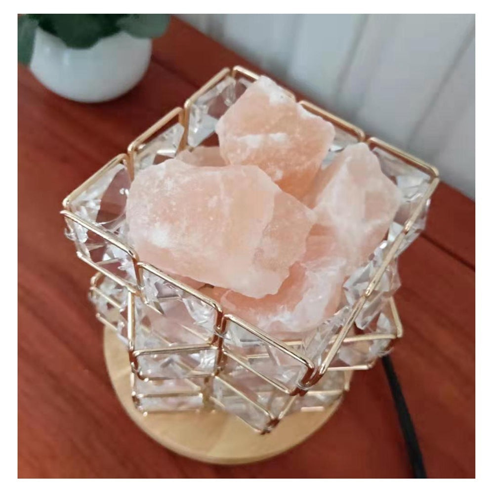 Himalayan Crystal Salt Lamp – Natural Air Purifier & Home Décor