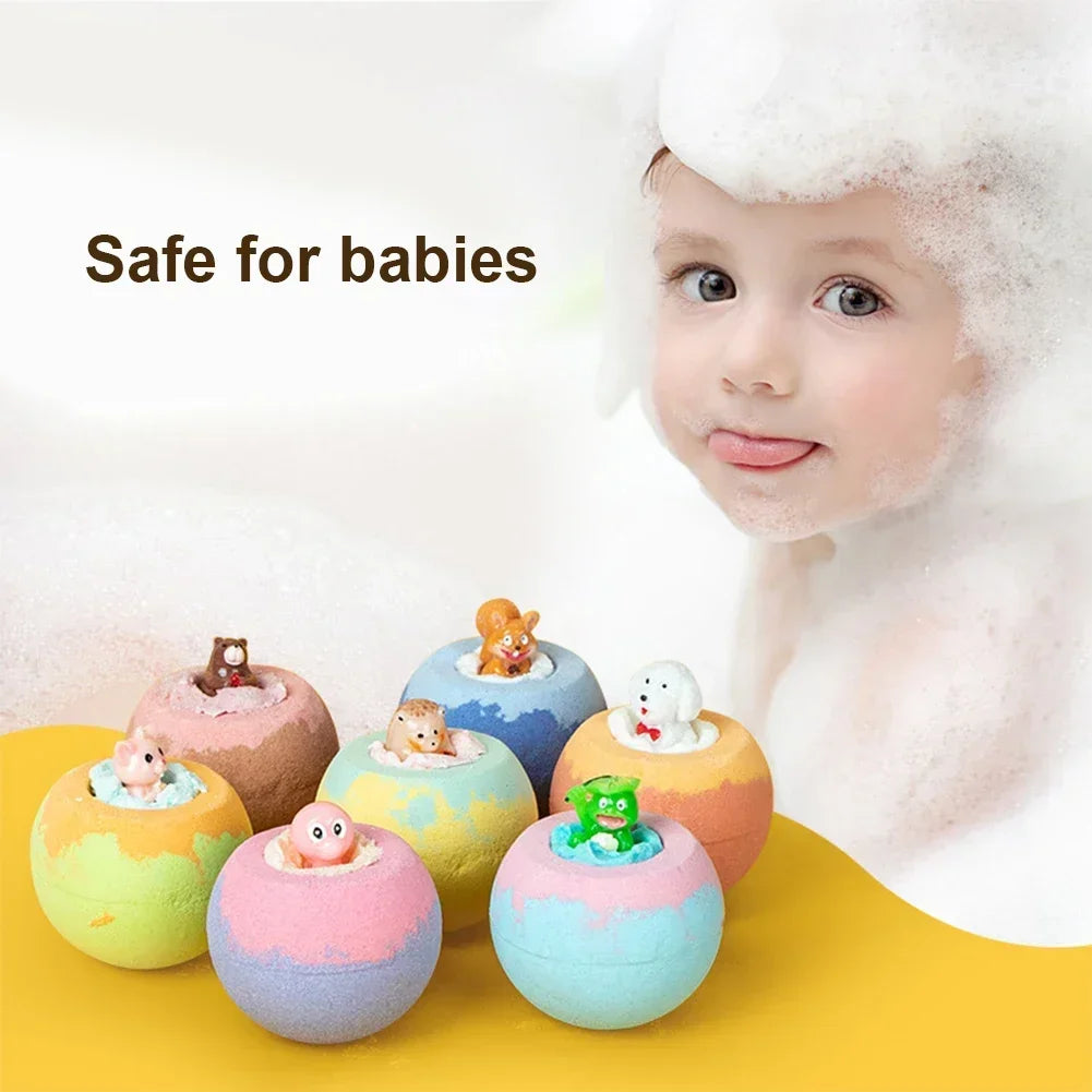 Mild Toy Bath Salt Ball Essential Oil Bath Bubble Ball Aromatic Moisturizing Nourishing Skin Care Shower Ball Body Cleansing