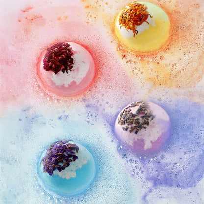 Lush Bath Bombs with Essential Oils – Moisturizing Bath Salt Ball for Dry Skin | Bubble & Spa Shower Bomb | Bath & Body Works Official Website