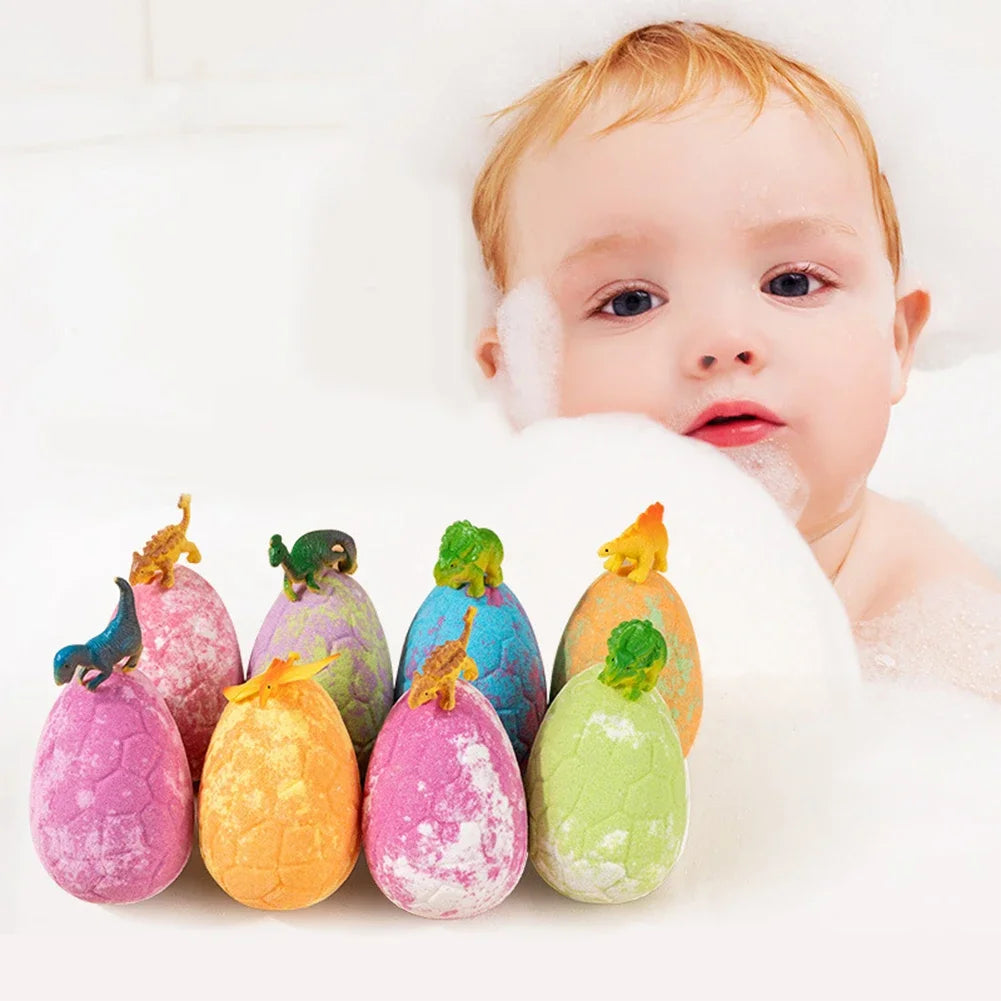 Dinosaur Pattern Bath Salt Doll Essential Oil Aromatherapy Washing Salt Children's Bath Ball Bomb Bath products