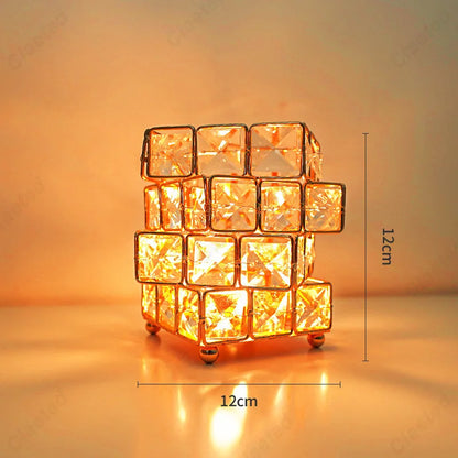 Creative and Minimalist LED Salt Lamp Night Light Bedroom High-end Feeling Bedside Sleeping Atmosphere Desk Lamp