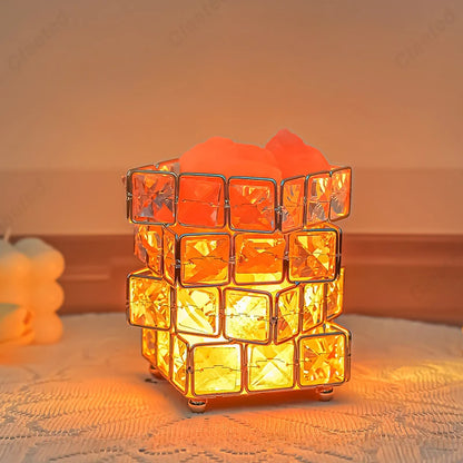 Creative and Minimalist LED Salt Lamp Night Light Bedroom High-end Feeling Bedside Sleeping Atmosphere Desk Lamp