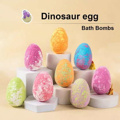 Dinosaur Pattern Bath Salt Doll Essential Oil Aromatherapy Washing Salt Children's Bath Ball Bomb Bath products