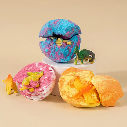Dinosaur Pattern Bath Salt Doll Essential Oil Aromatherapy Washing Salt Children's Bath Ball Bomb Bath products