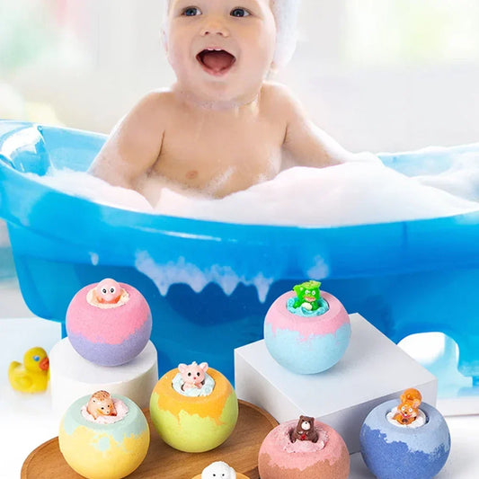 Mild Toy Bath Salt Ball Essential Oil Bath Bubble Ball Aromatic Moisturizing Nourishing Skin Care Shower Ball Body Cleansing