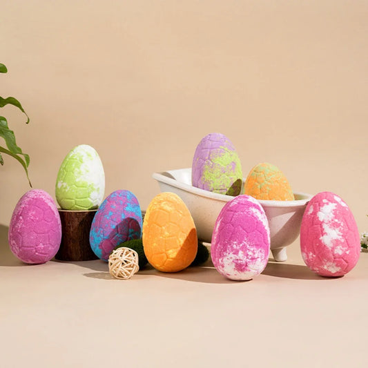 Dinosaur Pattern Bath Salt Doll Essential Oil Aromatherapy Washing Salt Children's Bath Ball Bomb Bath products