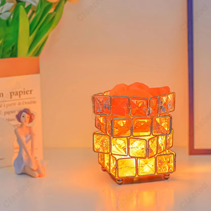 Creative and Minimalist LED Salt Lamp Night Light Bedroom High-end Feeling Bedside Sleeping Atmosphere Desk Lamp